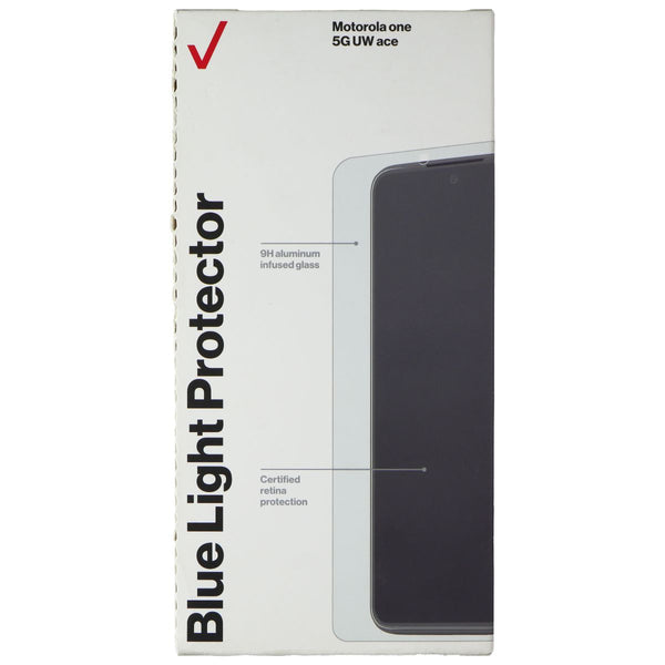 Verizon Blue Light Screen Protector for Motorola One 5G UW Ace - Clear/Tinted