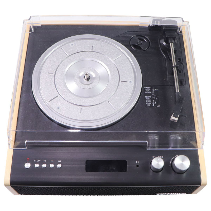 Victrola Eastwood 3-Speed Bluetooth Turntable with Built-in Speakers - Bamboo