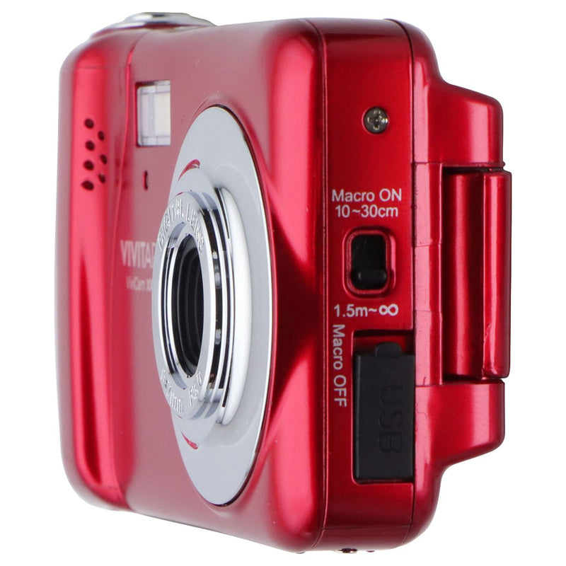 Vivitar Vivicam XX14 20.1MP Selfie Digital Camera - Red (VXX14-RED)
