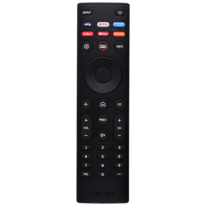VIZIO SmartCast TV Remote with Sling/Netflix/Prime/Redbox - Black (XRT140V6)