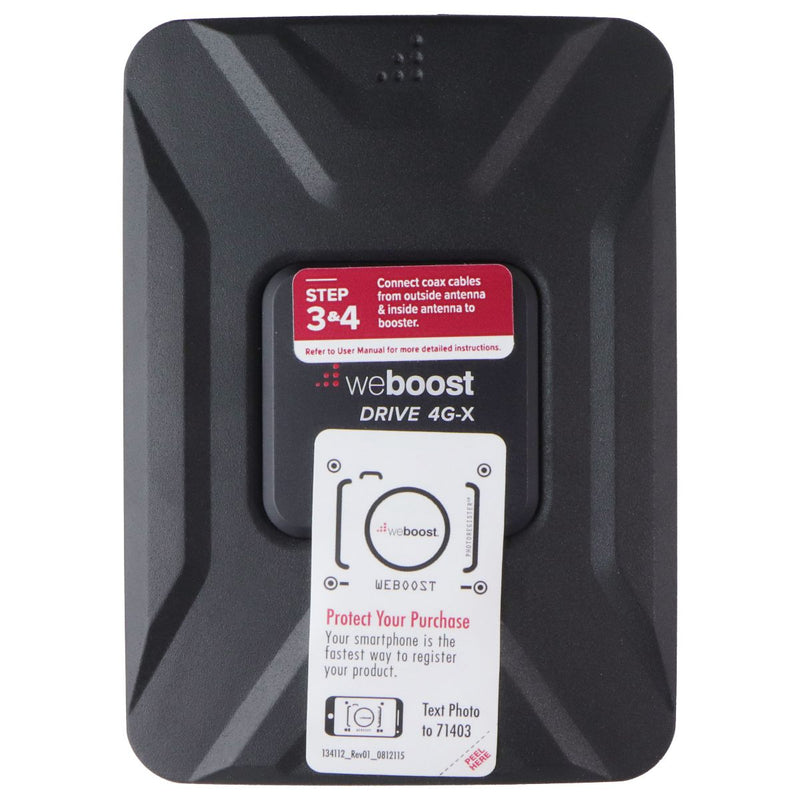 weBoost Drive 4G-X Vehicle Booster Kit for 4G Devices - Black (470510)