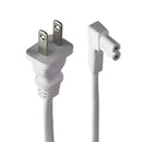 Well Shin (2M/6-Ft) 7A/125V Power Cord 2-Prong Wall Plug White E115330 / WS-004