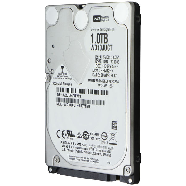 Western Digital 2.5" Laptop Hard Drive - 1TB / SATAII / 5400RPM / WD10JUCT