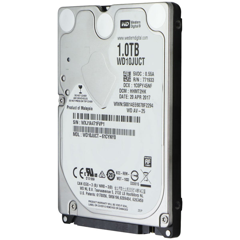 Western Digital 2.5" Laptop Hard Drive - 1TB / SATAII / 5400RPM / WD10JUCT