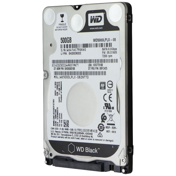 Western Digital WD Black 2.5-inch Hard Drive - 500GB SATA III (WD5000LPLX)