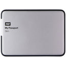 WD My Passport Slim (2TB) Portable Metal External Hard Drive USB 3.0 - Silver