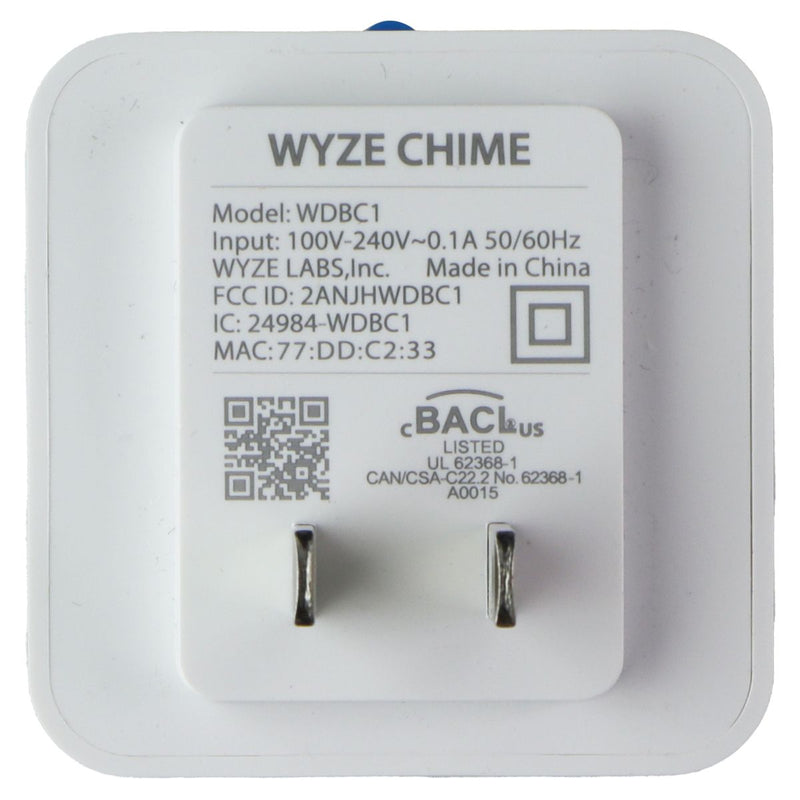 Wyze Wired Video Doorbell with Chime (WVDB1WC1) - White