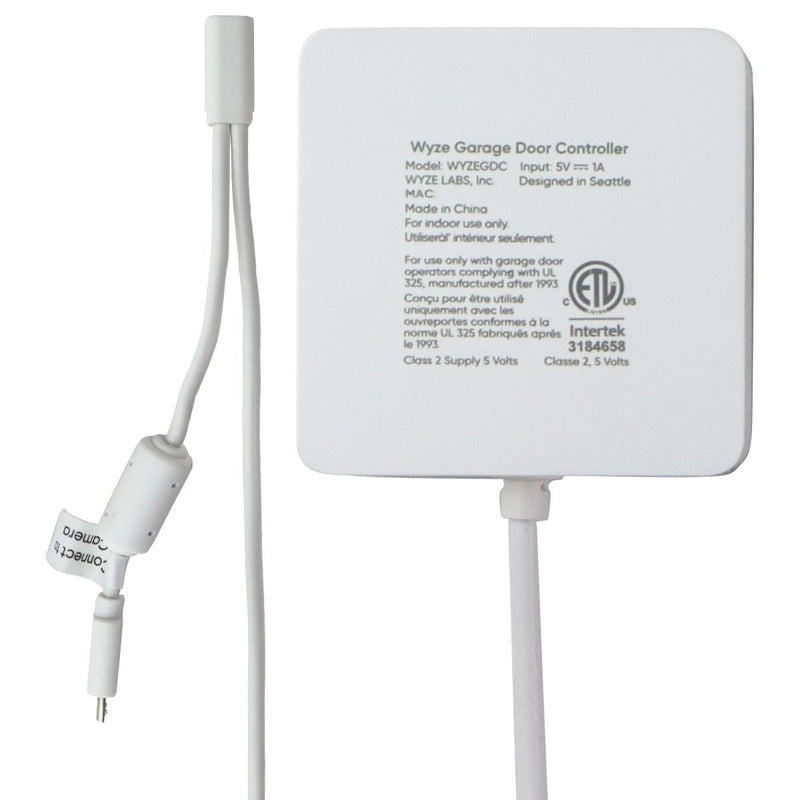 Wyze Smart Garage Door Controller with Built-In HD Video - White (WCGDCB)
