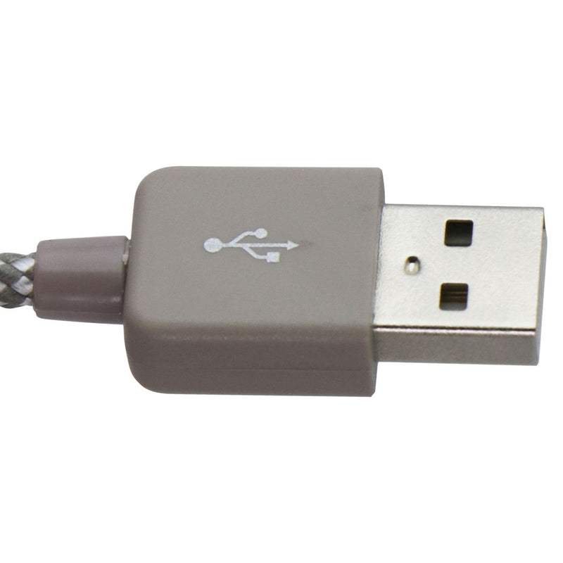 Xentris Wireless 6-foot (Micro-USB) to USB Braided Cable with LED - Beige