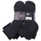 Xersion Quick-Dri Cotton Men's Quarter Socks - Black - Size (6-12) 10 Pair