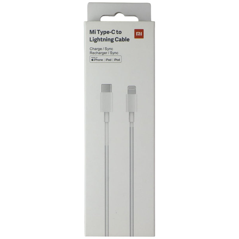 Xiaomi Mi 1M USB-C to Lightning 8-Pin Charge and Sync Cable - White