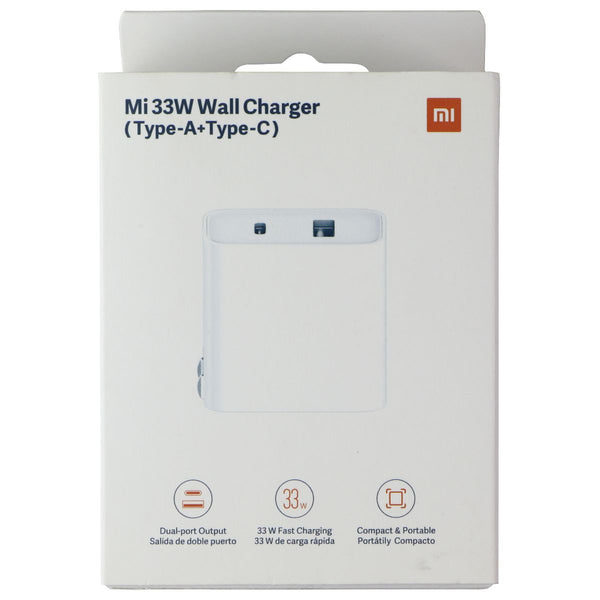 Xiaomi Mi (33W) Dual Port (USB-A/USB-C) Wall Charger - White (BHR4995GL)