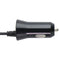 XQISIT (4.8A) Dual Car Charger with Lightning 8-Pin & USB Port - Black