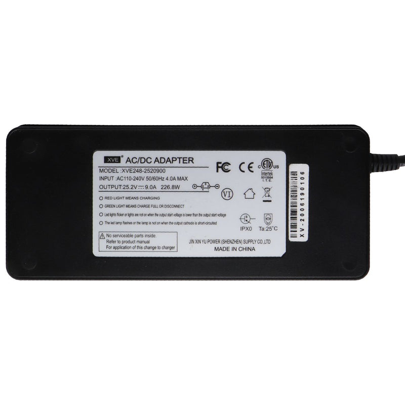 XVE (25.2V/9.0A) AC/DC Charge Adapter (XVE248-2520900)