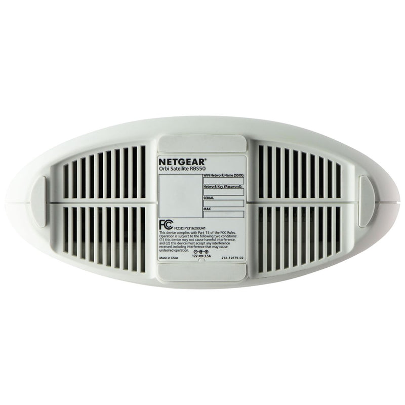 NetGear AC3000 Orbi Satellite RBS50 Add-on Satellite Extender - White