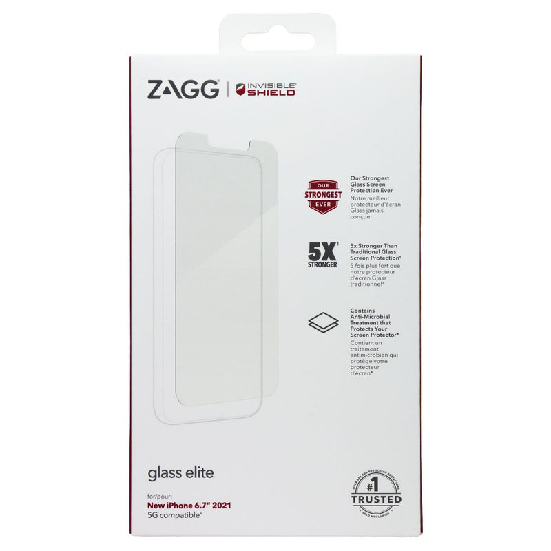 ZAGG InvisibleShield Glass Elite Screen Protector for Apple iPhone 13 Pro Max
