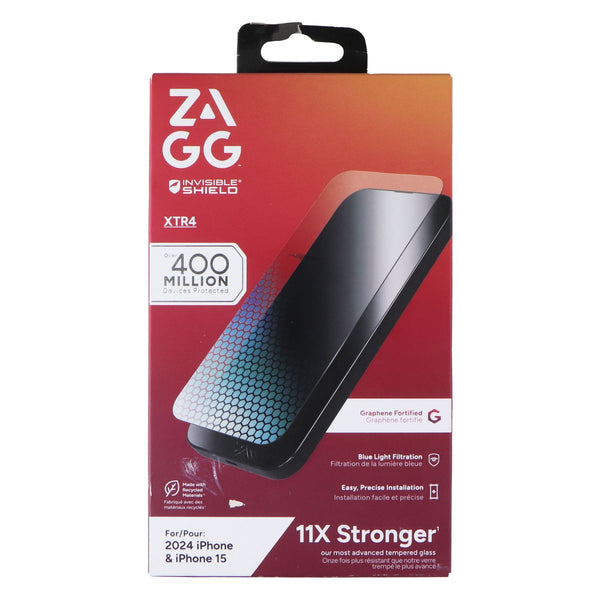 ZAGG Invisible Shield (Glass XTR4) Screen Protector for Apple iPhone 16 / 15