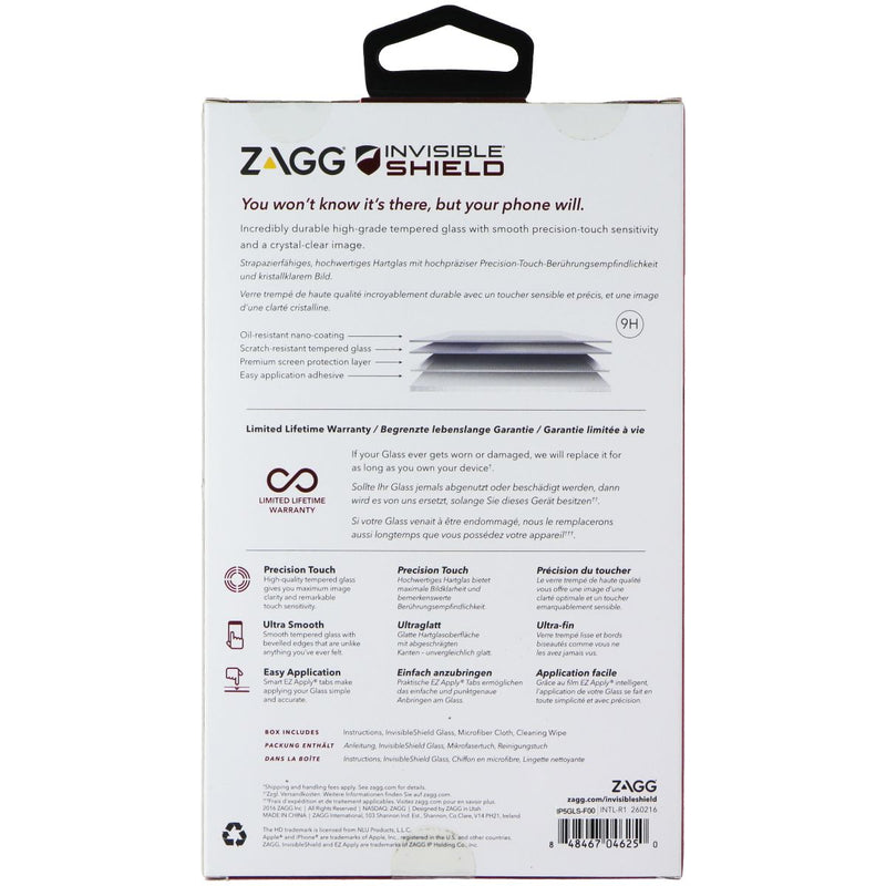 ZAGG Invisible Shield Glass Screen Protector for Apple iPhone 5se