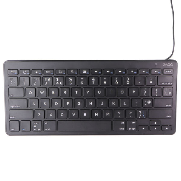 ZAGG Full Size Wired Keyboard w/USB-C Cable for Windows/PC/Laptop - UK ENGLISH