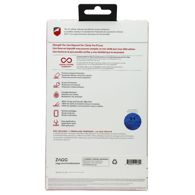 ZAGG Invisible Shield (Glass) Screen Protector for Motorola One Hyper
