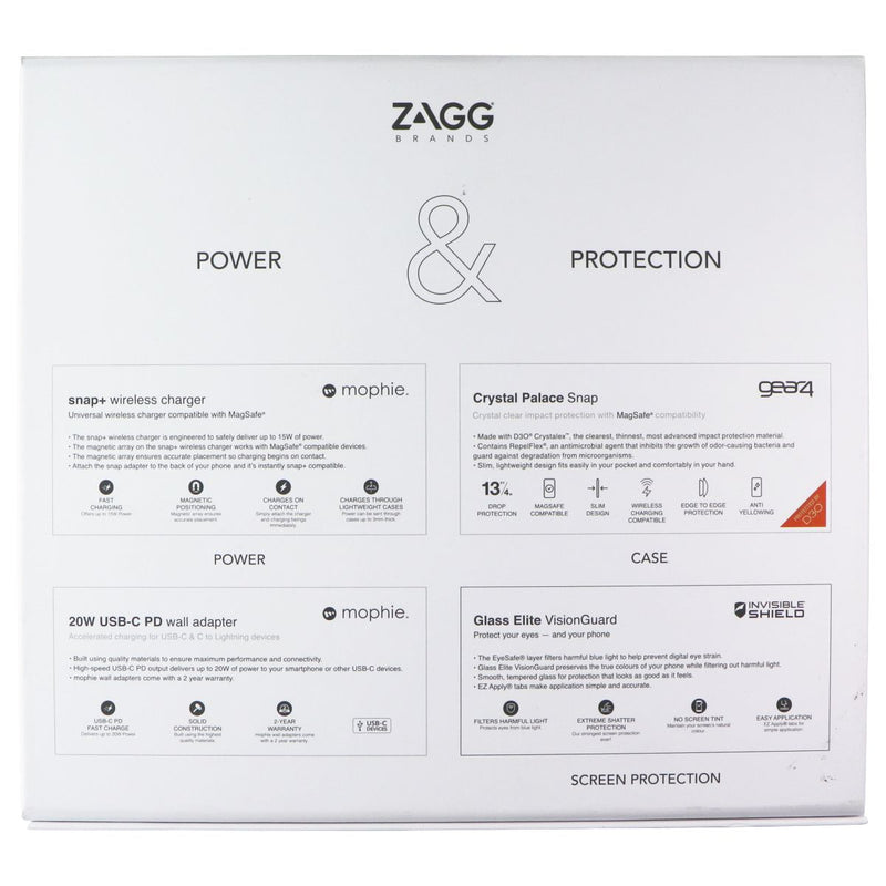 ZAGG Premium Smart Bundle for Apple iPhone 13 Pro (Australian Plug)