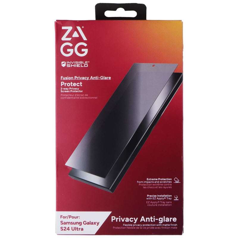 ZAGG Invisible Shield Fusion Privacy Anti-Glare Protector for Galaxy S24 Ultra