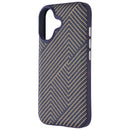 ZAGG London Snap Case for Apple iPhone 16 - Navy Blue / Gold