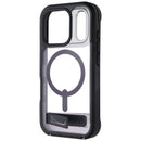 ZAGG Rainier Case with Kickstand for MagSafe for iPhone 17 Pro - Black/Clear