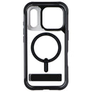 ZAGG Rainier Case with Kickstand for MagSafe for iPhone 17 Pro - Black/Clear