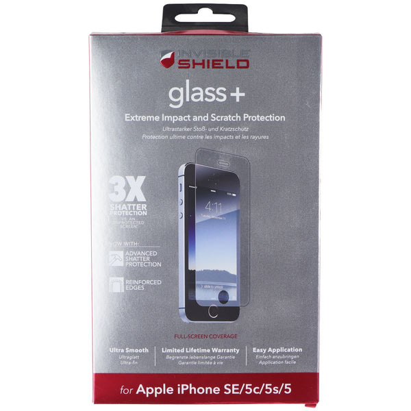 ZAGG Invisible Shield Glass+ Screen Protector for iPhone SE/5C/5S/5