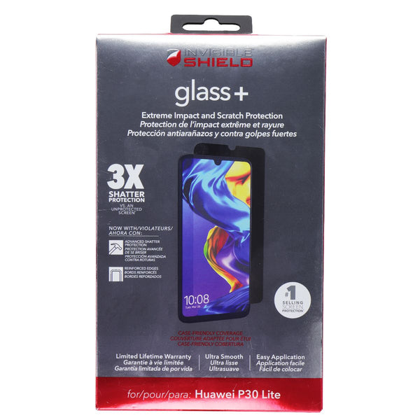 ZAGG InvisibleShield (Glass+) Tempered Glass for Huawei P30 Lite - Clear