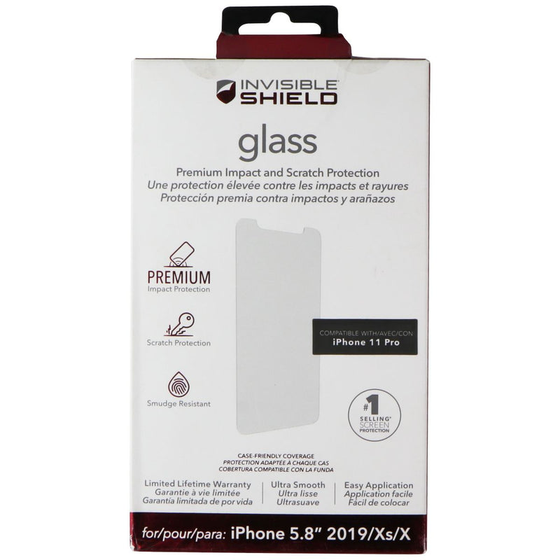 ZAGG InvisibleShield (Glass) Screen Protector for Apple iPhone 11 Pro / Xs / X