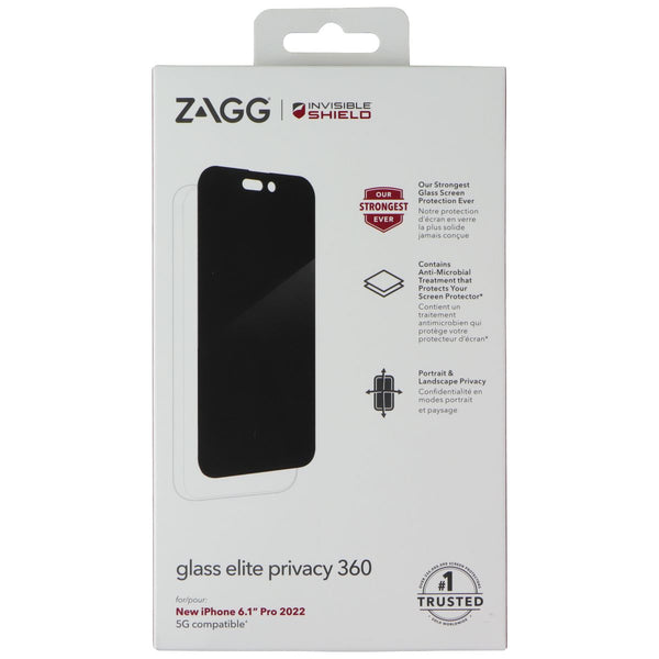 ZAGG Glass Elite Privacy 360 Screen Protector for Apple iPhone 14 Pro