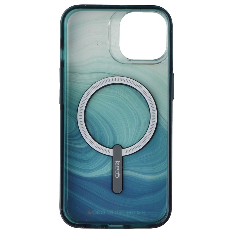 ZAGG Gear4 Milan Snap Case for MagSafe for iPhone 14/13 - Green Swirl
