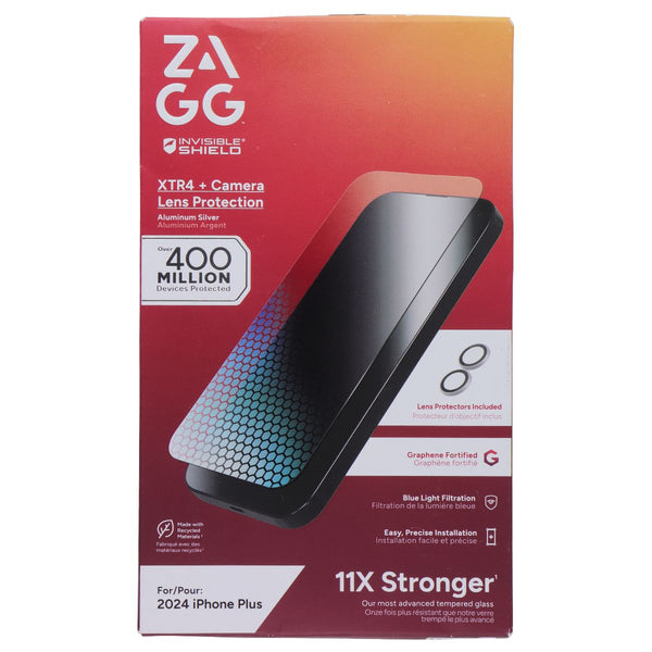 ZAGG XTR4 Screen Protector + Camera Lens for Apple iPhone 16 Plus