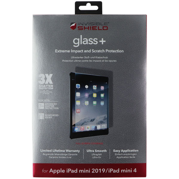 ZAGG InvisibleShield (Glass+) Screen Protector for Apple iPad mini 5 & mini 4