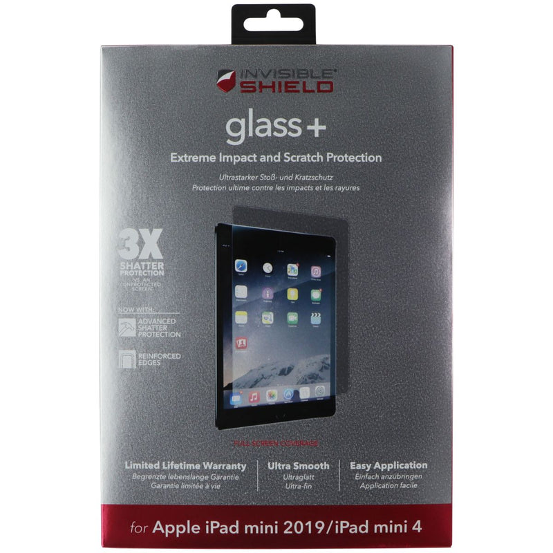 ZAGG InvisibleShield (Glass+) Screen Protector for Apple iPad mini 5 & mini 4
