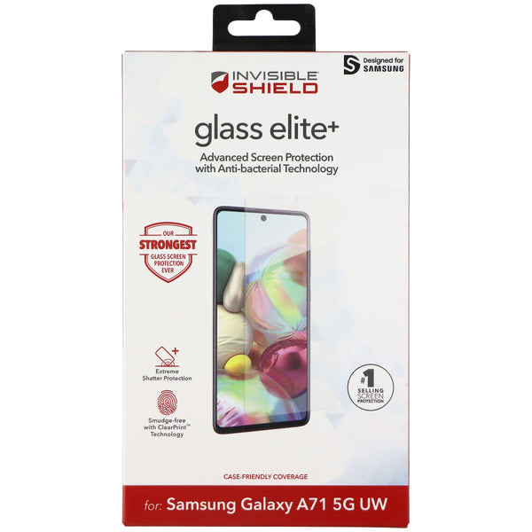ZAGG InvisibleShield (Glass Elite+) for Samsung Galaxy A71 5G UW - Clear