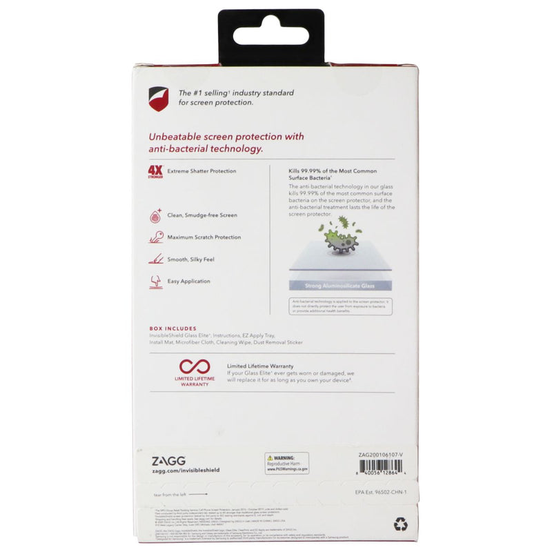ZAGG InvisibleShield (Glass Elite+) for Samsung Galaxy A71 5G UW - Clear