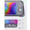 ZAGG Kita Grip 360 Lite Case and Screen Protector for Switch Lite - Grey / Clear