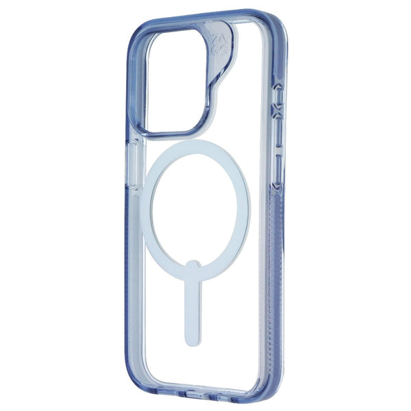 ZAGG Santa Cruz Snap Case for MagSafe for Apple iPhone 15 Pro - Clear/Blue