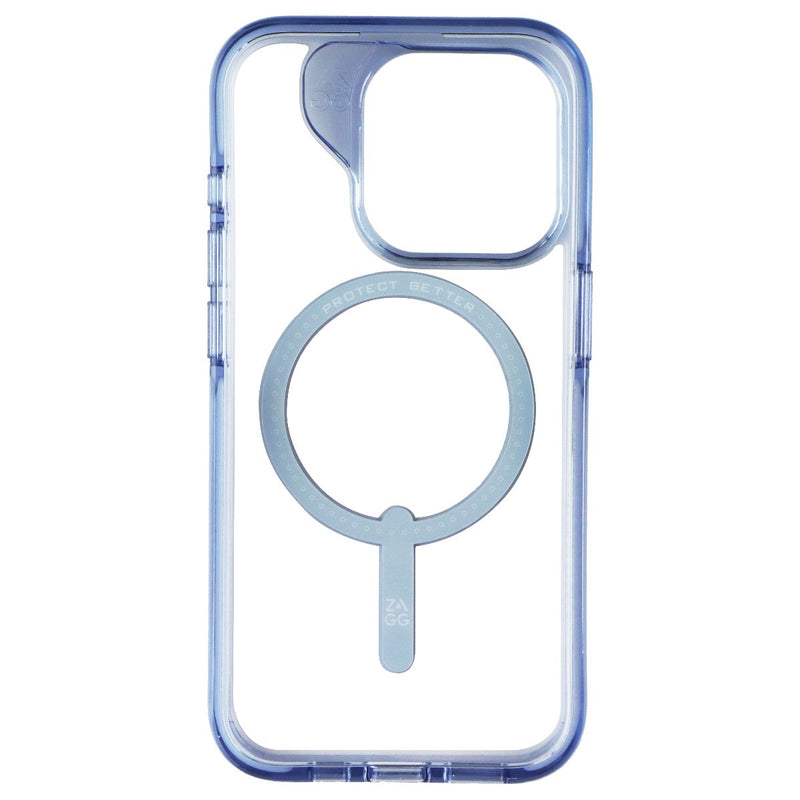 ZAGG Santa Cruz Snap Case for MagSafe for Apple iPhone 15 Pro - Clear/Blue