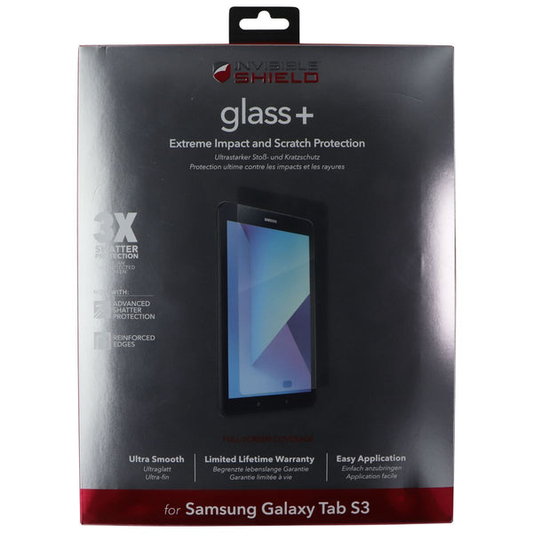 ZAGG InvisibleShield (Glass+) Screen Protector for Samsung Galaxy Tab S3