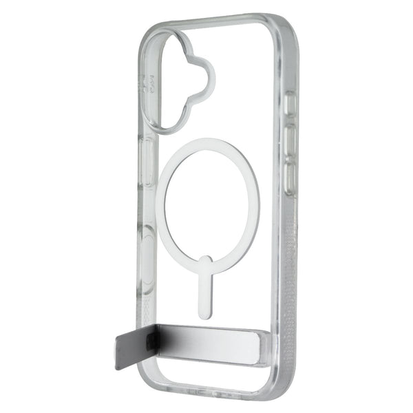 ZAGG Crystal Palace Snap Kickstand Case for MagSafe for Apple iPhone 16 - Clear