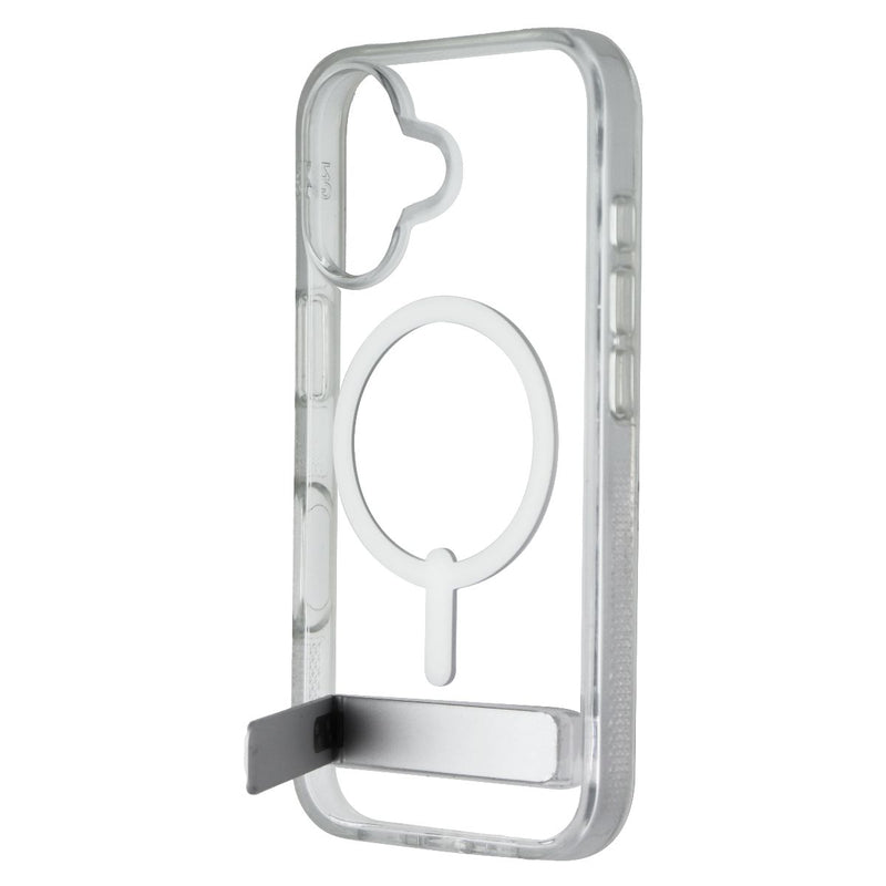 ZAGG Crystal Palace Snap Kickstand Case for MagSafe for Apple iPhone 16 - Clear
