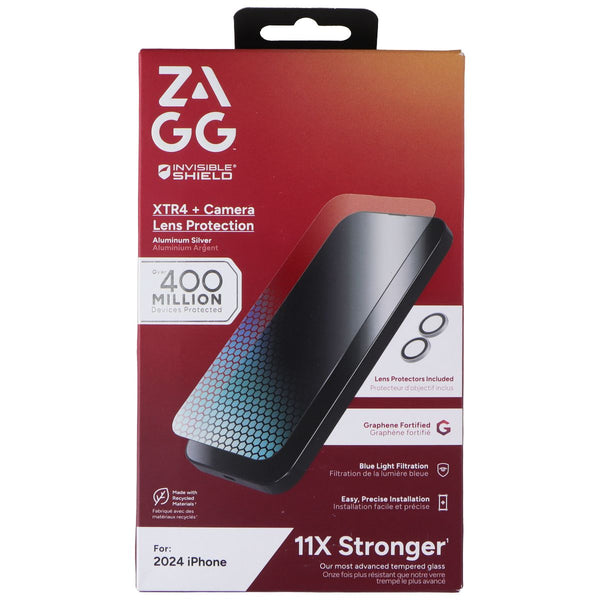 ZAGG Invisible Shield XTR4 Screen + Camera Lens Protectors for Apple iPhone 16