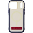 ZAGG Sedona Snap Case with Kickstand for iPhone 17 Pro Max - Red Light & Blue