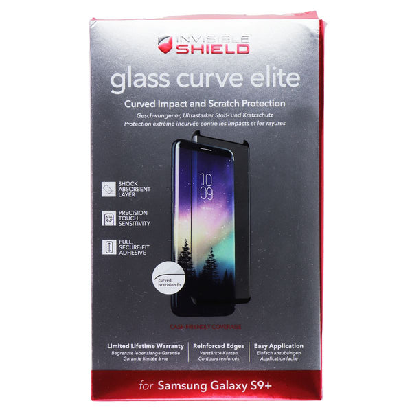 ZAGG Invisible Shield Glass Curve Elite Screen Protector for Galaxy S9+ (Plus)