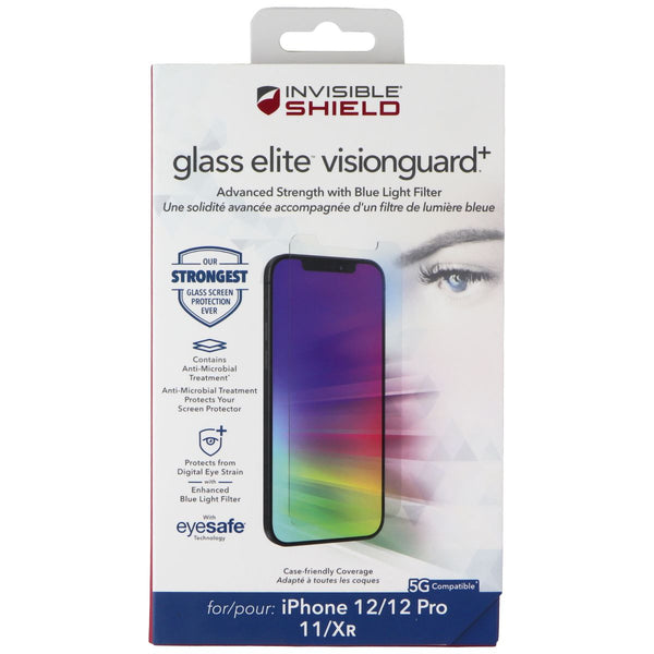 ZAGG (GlassElite VisionGuard+) Screen Protector for iPhone 12/12 Pro/11/XR