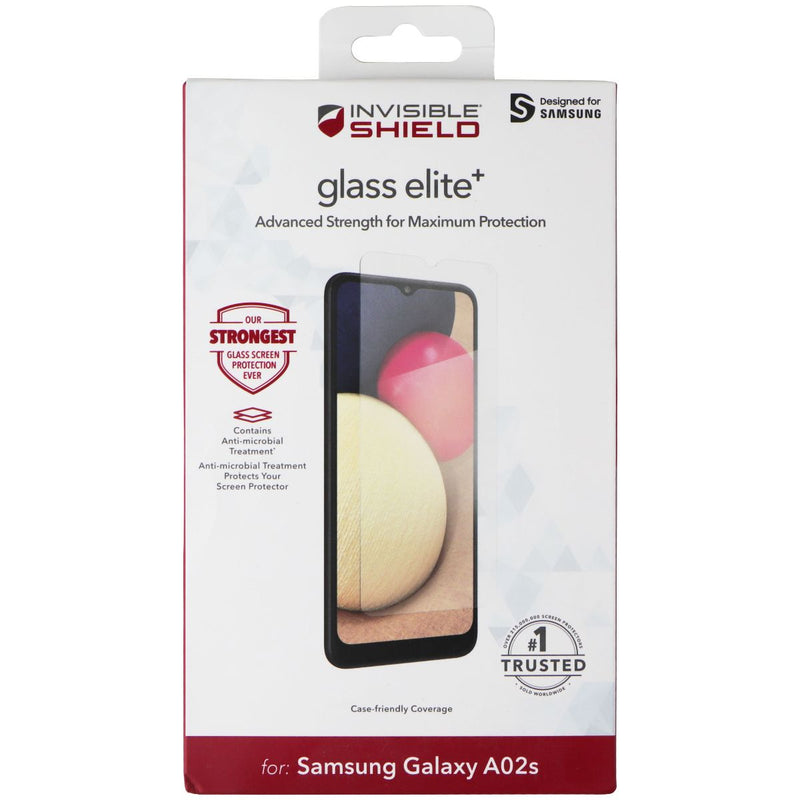 ZAGG InvisibleShield (Glass Elite+) Tempered Glass for Galaxy A02s - Clear